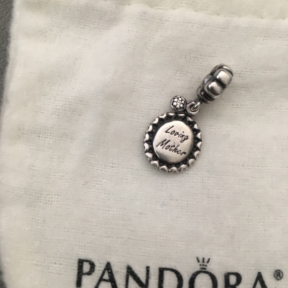✅DONATING✅ Final Price Drop Pandora Loving Mother Silver Dangle Charm - Picture 2 of 5